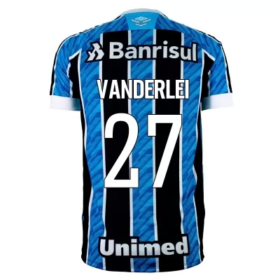 Herren Fußball Vanderlei #27 Heimtrikot Blau Trikot 2020/21 Hemd