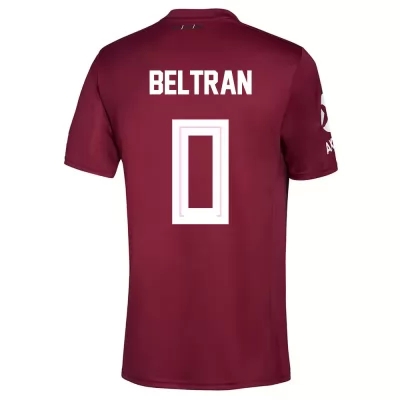 Herren Fußball Lucas Beltran #0 Auswärtstrikot Burgund Trikot 2020/21 Hemd