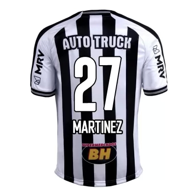 Herren Fußball Ramon Martinez #27 Heimtrikot Schwarz Weiß Trikot 2020/21 Hemd