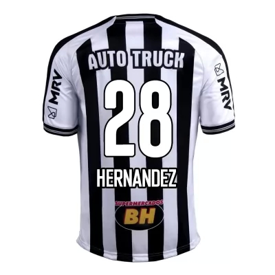 Herren Fußball Lucas Hernandez #28 Heimtrikot Schwarz Weiß Trikot 2020/21 Hemd