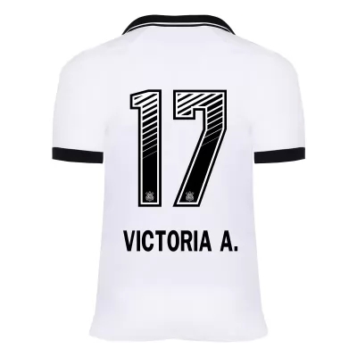 Herren Fußball Victoria A. #17 Heimtrikot Weiß Trikot 2020/21 Hemd