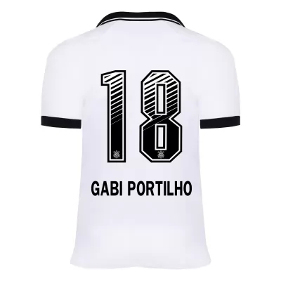 Herren Fußball Gabi Portilho #18 Heimtrikot Weiß Trikot 2020/21 Hemd