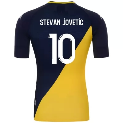 Herren Fußball Stevan Jovetic #10 Auswärtstrikot Königsblau Trikot 2020/21 Hemd