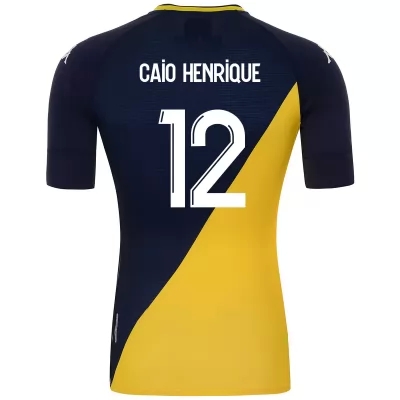 Herren Fußball Caio Henrique #12 Auswärtstrikot Königsblau Trikot 2020/21 Hemd