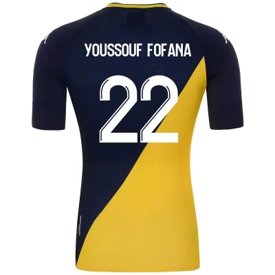 Herren Fußball Youssouf Fofana #22 Auswärtstrikot Königsblau Trikot 2020/21 Hemd