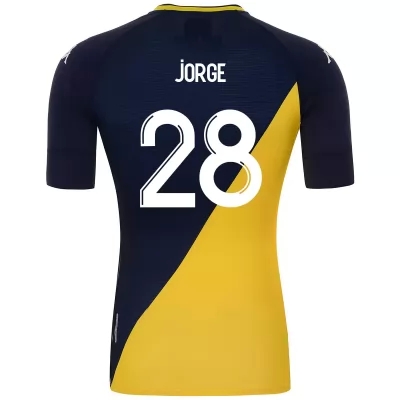 Herren Fußball Jorge #28 Auswärtstrikot Königsblau Trikot 2020/21 Hemd