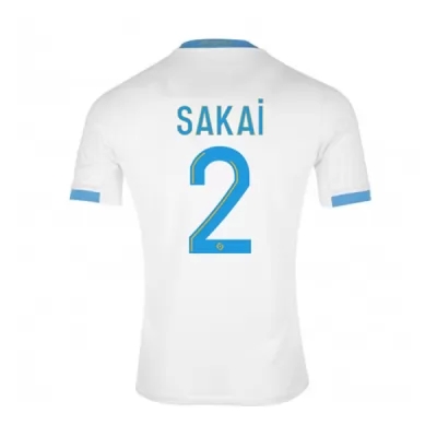 Herren Fußball Hiroki Sakai #2 Heimtrikot Weiß Blau Trikot 2020/21 Hemd