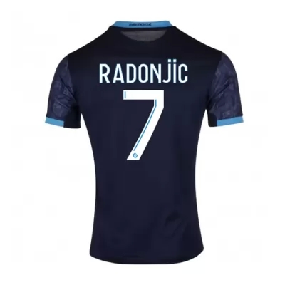 Herren Fußball Nemanja Radonjic #7 Auswärtstrikot Dunkelheit Trikot 2020/21 Hemd