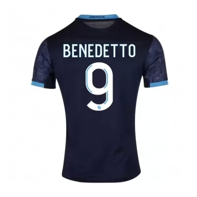 Herren Fußball Dario Benedetto #9 Auswärtstrikot Dunkelheit Trikot 2020/21 Hemd