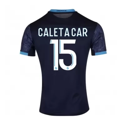 Herren Fußball Duje Caleta-car #15 Auswärtstrikot Dunkelheit Trikot 2020/21 Hemd
