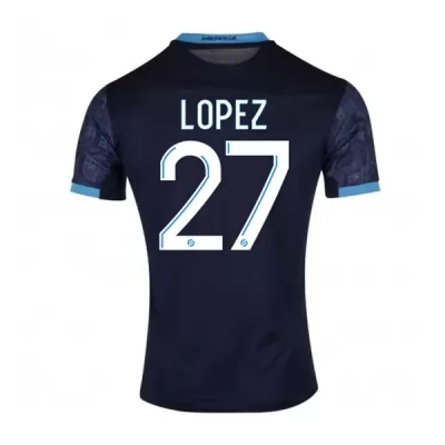 Herren Fußball Maxime Lopez #27 Auswärtstrikot Dunkelheit Trikot 2020/21 Hemd