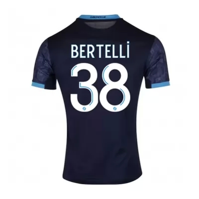 Herren Fußball Ugo Bertelli #38 Auswärtstrikot Dunkelheit Trikot 2020/21 Hemd