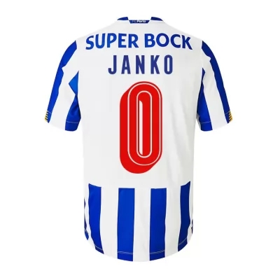 Herren Fußball Saidy Janko #0 Heimtrikot Weiß Blau Trikot 2020/21 Hemd