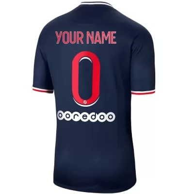 Herren Fußball Dein Name #0 Heimtrikot Dunkelheit Trikot 2020/21 Hemd