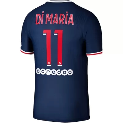 Herren Fußball Angel Di Maria #11 Heimtrikot Dunkelheit Trikot 2020/21 Hemd
