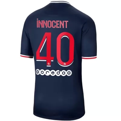 Herren Fußball Garissone Innocent #40 Heimtrikot Dunkelheit Trikot 2020/21 Hemd
