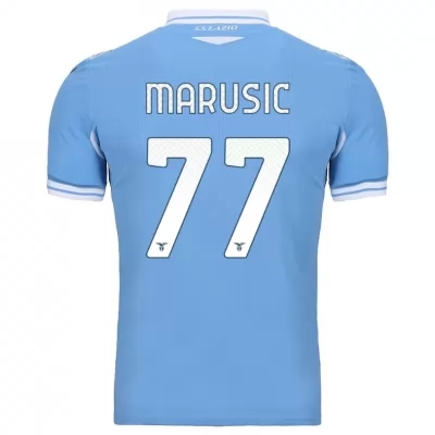 Herren Fußball Adam Marusic #77 Heimtrikot Weiß Trikot 2020/21 Hemd