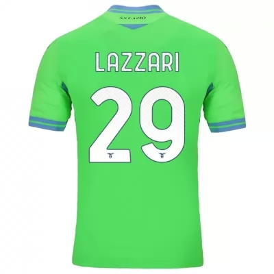 Herren Fußball Manuel Lazzari #29 Auswärtstrikot Grün Trikot 2020/21 Hemd
