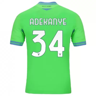 Herren Fußball Bobby Adekanye #34 Auswärtstrikot Grün Trikot 2020/21 Hemd