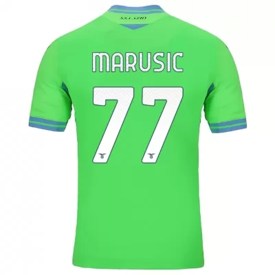 Herren Fußball Adam Marusic #77 Auswärtstrikot Grün Trikot 2020/21 Hemd
