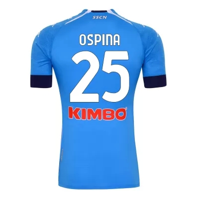 Herren Fußball David Ospina #25 Heimtrikot Blau Trikot 2020/21 Hemd