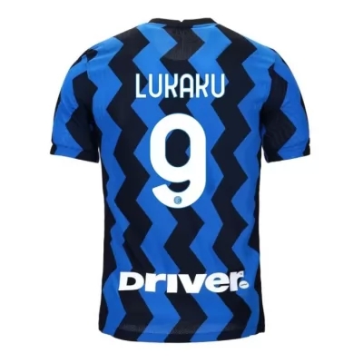 Herren Fußball Romelu Lukaku #9 Heimtrikot Blau Schwarz Trikot 2020/21 Hemd