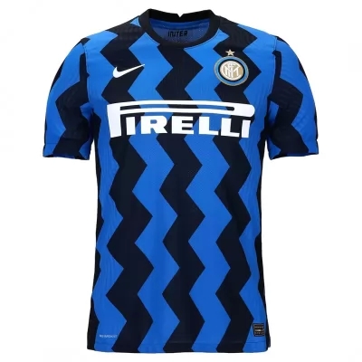 Herren Fußball Nicolo Barella #23 Heimtrikot Blau Schwarz Trikot 2020/21 Hemd
