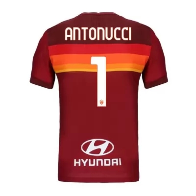 Herren Fußball Mirko Antonucci #1 Heimtrikot Rot Trikot 2020/21 Hemd