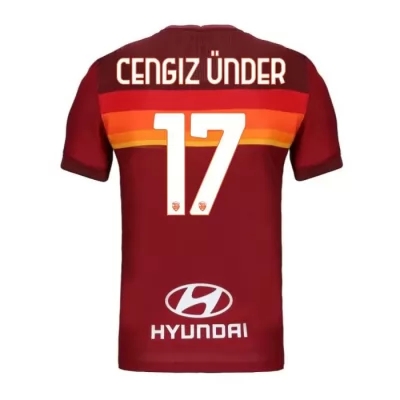 Herren Fußball Cengiz Under #17 Heimtrikot Rot Trikot 2020/21 Hemd