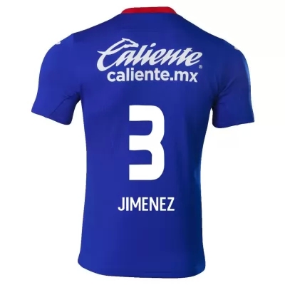 Herren Fußball Jaiber Jimenez #3 Heimtrikot Königsblau Trikot 2020/21 Hemd