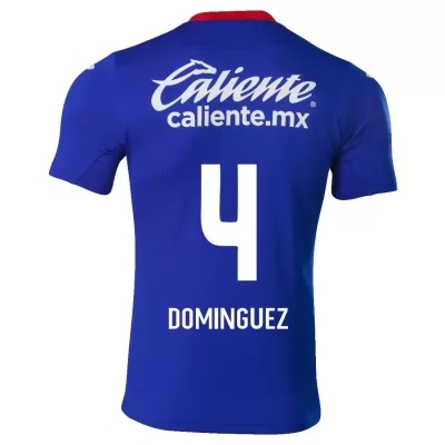 Herren Fußball Julio Dominguez #4 Heimtrikot Königsblau Trikot 2020/21 Hemd