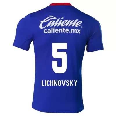 Herren Fußball Igor Lichnovsky #5 Heimtrikot Königsblau Trikot 2020/21 Hemd