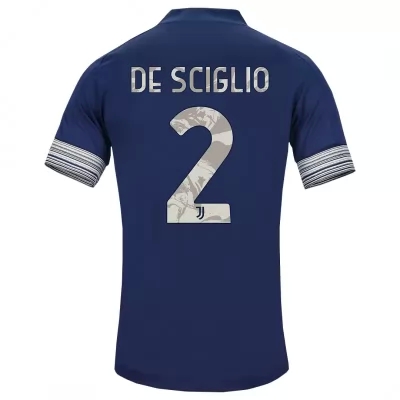 Herren Fußball Mattia De Sciglio #2 Auswärtstrikot Dunkelheit Trikot 2020/21 Hemd
