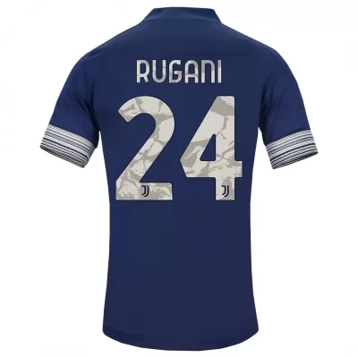 Herren Fußball Daniele Rugani #24 Auswärtstrikot Dunkelheit Trikot 2020/21 Hemd