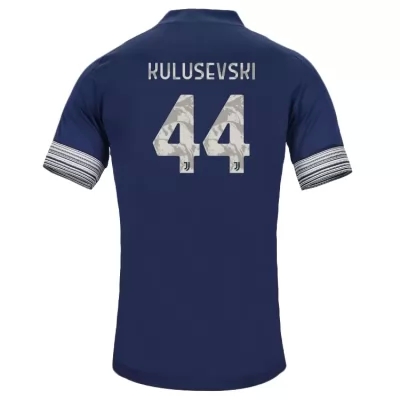 Herren Fußball Dejan Kulusevski #44 Auswärtstrikot Dunkelheit Trikot 2020/21 Hemd