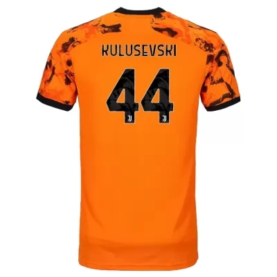 Herren Fußball Dejan Kulusevski #44 Ausweichtrikot Orange Trikot 2020/21 Hemd