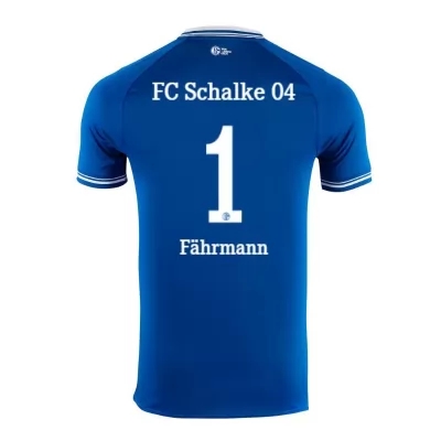 Herren Fußball Ralf Fahrmann #1 Heimtrikot Blau Trikot 2020/21 Hemd