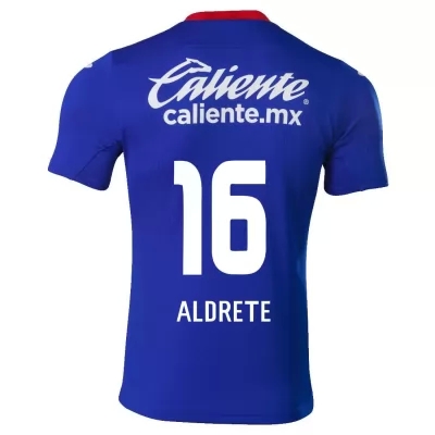 Herren Fußball Adrian Aldrete #16 Heimtrikot Königsblau Trikot 2020/21 Hemd