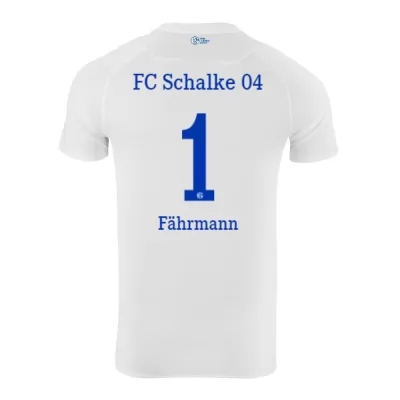 Herren Fußball Ralf Fahrmann #1 Auswärtstrikot Weiß Trikot 2020/21 Hemd