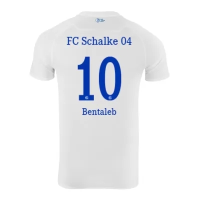 Herren Fußball Nabil Bentaleb #10 Auswärtstrikot Weiß Trikot 2020/21 Hemd