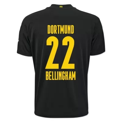 Herren Fußball Jude Bellingham #22 Auswärtstrikot Schwarz Trikot 2020/21 Hemd