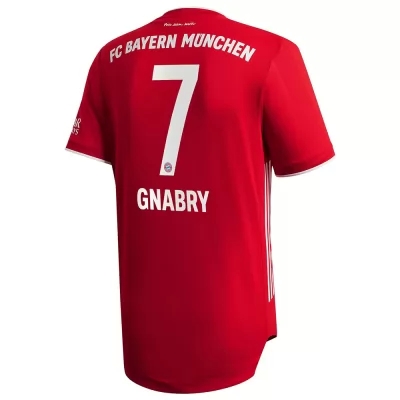 Herren Fußball Serge Gnabry #7 Heimtrikot Rot Trikot 2020/21 Hemd