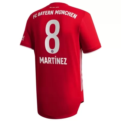 Herren Fußball Javi Martinez #8 Heimtrikot Rot Trikot 2020/21 Hemd