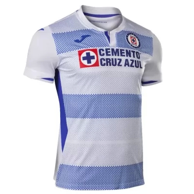 Herren Fußball Jaiber Jimenez #3 Auswärtstrikot Weiß Blau Trikot 2020/21 Hemd