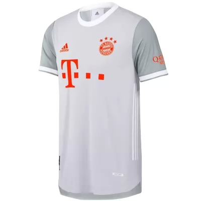 Herren Fußball Thomas Muller #25 Auswärtstrikot Grau Trikot 2020/21 Hemd