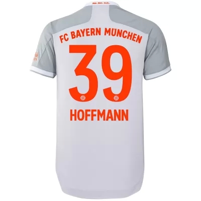 Herren Fußball Ron-thorben Hoffmann #39 Auswärtstrikot Grau Trikot 2020/21 Hemd