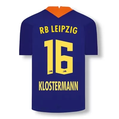Herren Fußball Lukas Klostermann #16 Ausweichtrikot Elektrisches Blau Trikot 2020/21 Hemd