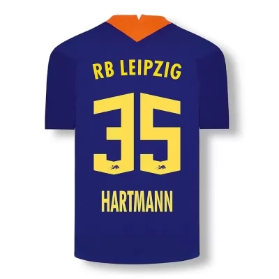 Herren Fußball Fabrice Hartmann #35 Ausweichtrikot Elektrisches Blau Trikot 2020/21 Hemd