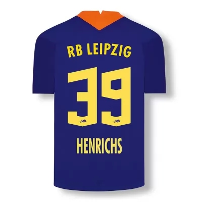 Herren Fußball Benjamin Henrichs #39 Ausweichtrikot Elektrisches Blau Trikot 2020/21 Hemd