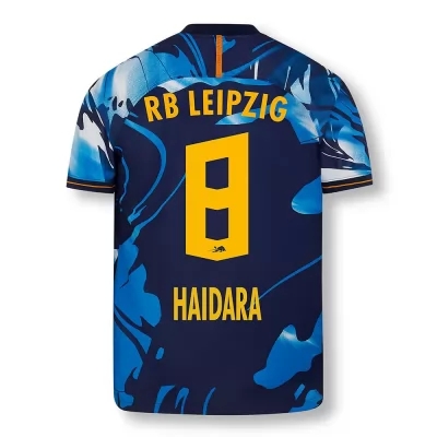Herren Fußball Amadou Haidara #8 UEFA Weiß Blau Trikot 2020/21 Hemd